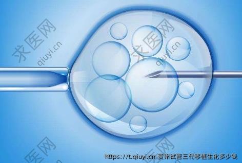 贺州试管三代移植生化多少钱